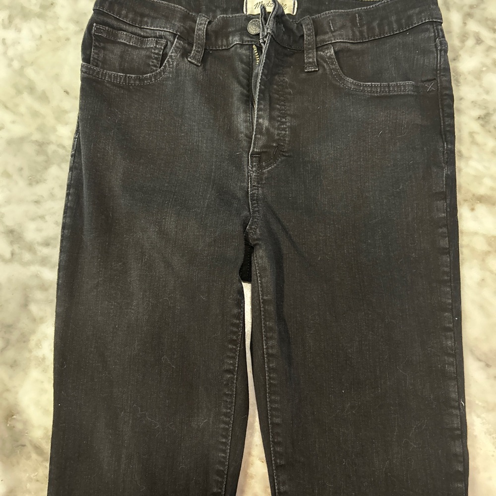 Madewell Black Straight Jeans Classic Style